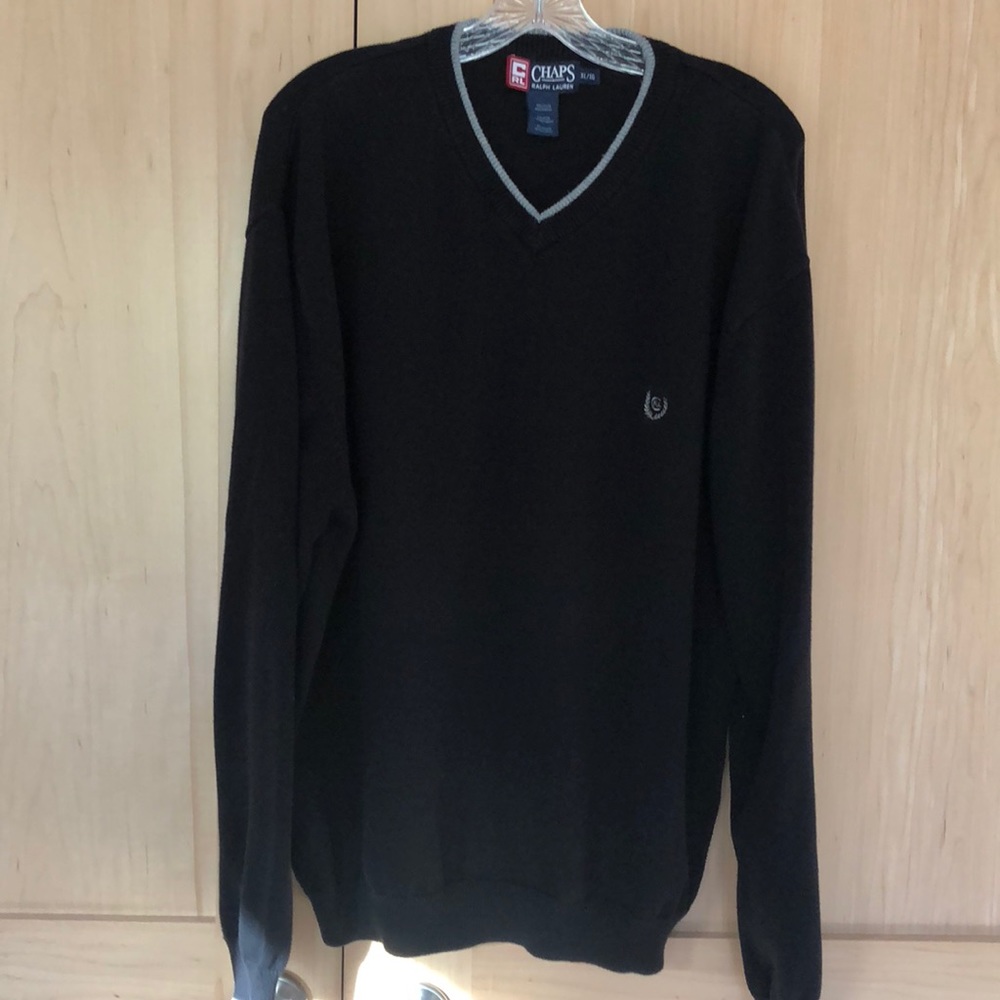 Men’s Chaps cotton sweater sz XL